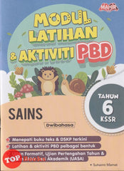 [TOPBOOKS Mahir] Modul Latihan & Aktiviti PBD Sains Tahun 6 KSSR Dwibahasa (2024)