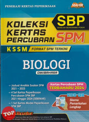[TOPBOOKS Mahir] Koleksi Kertas Percubaan SPM SBP Biologi KSSM Dwibahasa (2025)