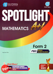 [TOPBOOKS Pan Asia] Spotlight A+1 Mathematics Form 2 KSSM (2023)