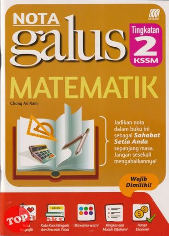 [TOPBOOKS Sasbadi] Nota Galus Matematik Tingkatan 2 KSSM (2024)