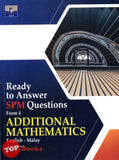 [TOPBOOKS SAP] Ready To Answer SPM Questions Additional Mathematics Form 4 Dwibahasa (2023)