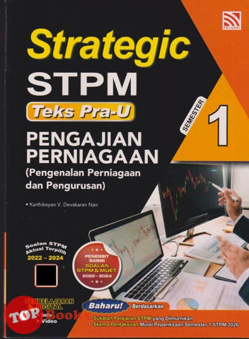 [TOPBOOKS Pelangi] Strategic STPM Teks Pra-U Pengajian Perniagaan Semester 1 (2025)