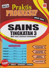 [TOPBOOKS Vision] Praktis Progresif Sains Tingkatan 3 KSSM Dwibahasa (2025)