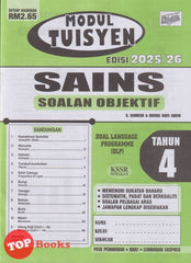 [TOPBOOKS Ilmu Didik] Modul Tuisyen Sains Soalan Objektif Tahun 4 KSSR Semakan DLP (2025)