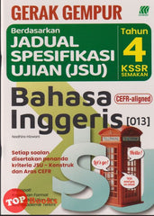 [TOPBOOKS Sasbadi] Gerak Gempur JSU Bahasa Inggeris CEFR Aligned Tahun 4 KSSR Semakan (2025)