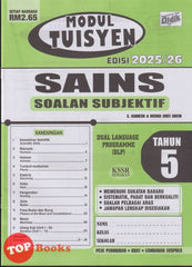 [TOPBOOKS Ilmu Didik] Modul Tuisyen Sains Soalan Subjektif Tahun 5 KSSR Semakan DLP (2025)