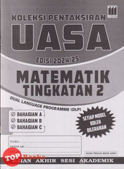 [TOPBOOKS Vision] Koleksi Pentaksiran UASA Matematik Tingkatan 2 Dwibahasa (2024)