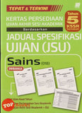 [TOPBOOKS Sasbadi] Kertas Persediaan UASA JSU Sains Tahun 5 KSSR Semakan Dwibahasa (2025)