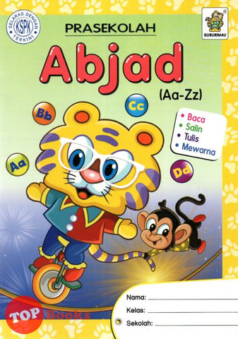 [TOPBOOKS Gururimau Kids] Prasekolah Abjad Aa Zz