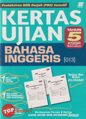 [TOPBOOKS Sasbadi] Kertas Ujian PBD Sumatif Bahasa Inggeris Tahun 5 KSSR Semakan (2024)