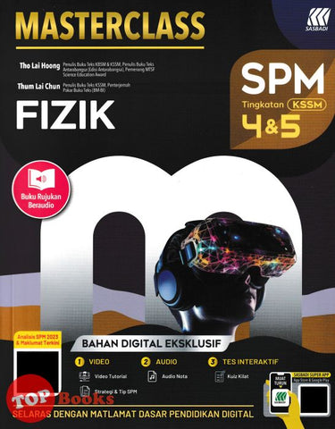 [TOPBOOKS Sasbadi] Masterclass SPM Fizik Tingkatan 4 & 5 KSSM (2024)