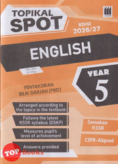 [TOPBOOKS Vision] Topikal Spot PBD English CEFR Aligned Year 5 Semakan KSSR (2026)