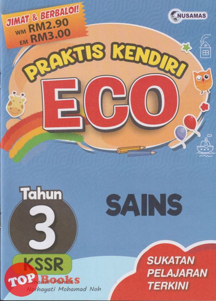 [TOPBOOKS Nusamas] Praktis Kendiri ECO Sains Tahun 3 KSSR (2024)