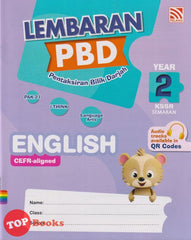 [TOPBOOKS Pelangi] Lembaran PBD English CEFR Aligned Year 2 KSSR Semakan (2025)