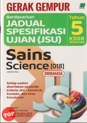 [TOPBOOKS Sasbadi] Gerak Gempur JSU Sains Tahun 5 KSSR Semakan Dwibahasa (2025)