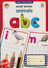[TOPBOOKS Gururimau Kids] Let's Click Series Small Letter Animals a b c