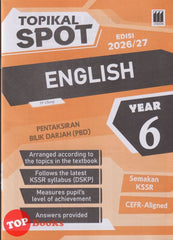 [TOPBOOKS Vision] Topikal Spot PBD English CEFR Aligned Year 6 Semakan KSSR (2026)