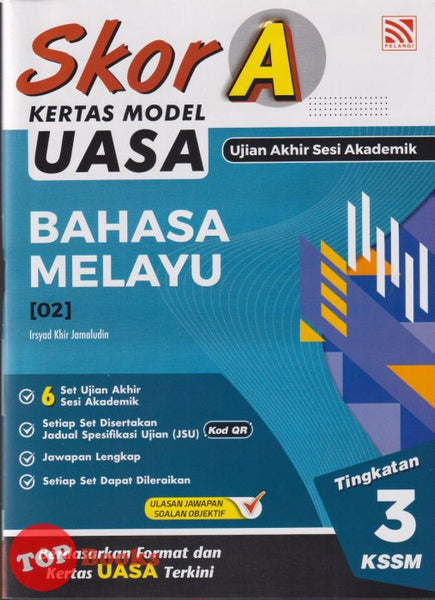 [TOPBOOKS Pelangi] Skor A Kertas Model UASA Bahasa Melayu Tingkatan 3 KSSM (2025)