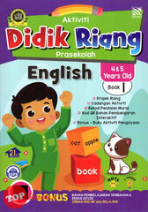 [TOPBOOKS Pelangi Kids] Aktiviti Didik Riang Prasekolah English 4 & 5 Years Old Book 1 (2024)