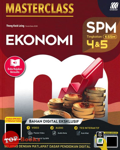 [TOPBOOKS Sasbadi] Masterclass SPM Ekonomi Tingkatan 4 & 5 KSSM (2024)