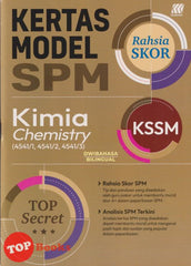 [TOPBOOKS Sasbadi] Kertas Model SPM Rahsia Skor Kimia KSSM Dwibahasa (2025)