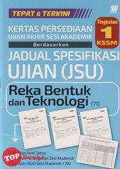 [TOPBOOKS Sasbadi] Kertas Persediaan UASA JSU Reka Bentuk Dan Teknologi Tingkatan 1 KSSM (2025)