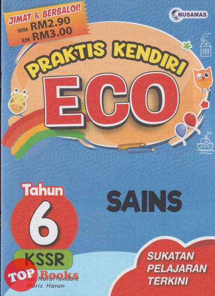 [TOPBOOKS Nusamas] Praktis Kendiri ECO Sains Tahun 6 KSSR (2024)