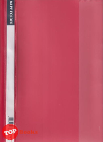 [TOPBOOKS AStar] A4 PP Folder RP10 Report File (Red)