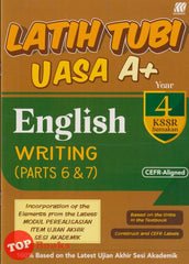 [TOPBOOKS Sasbadi] Latih Tubi UASA A+ English CEFR Aligned Writing Parts 6 & 7 Year 4 KSSR Semakan (2025)