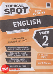 [TOPBOOKS Vision] Topikal Spot PBD English CEFR Aligned Year 2 Semakan KSSR (2026)