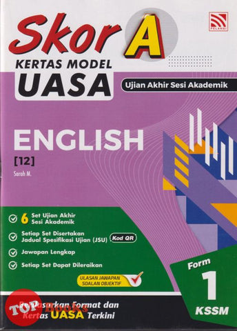 [TOPBOOKS Pelangi] Skor A Kertas Model UASA English Form 1 KSSM (2025)