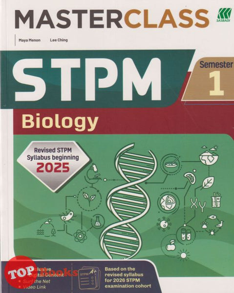 [TOPBOOKS Sasbadi] Masterclass STPM Biology Semester 1 (2025)