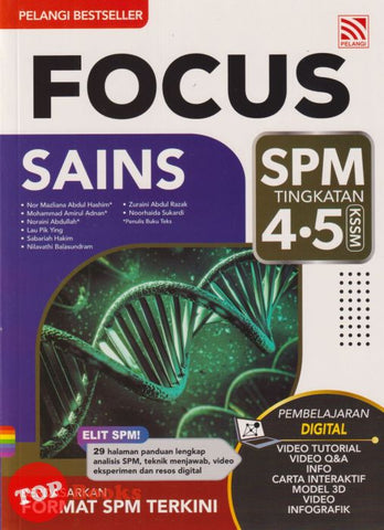 [TOPBOOKS Pelangi] Focus SPM Sains Tingkatan 4 5 KSSM (2025)
