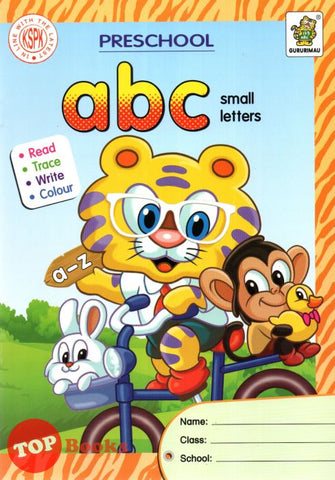 [TOPBOOKS Gururimau Kids] Preschool abc Small Letters