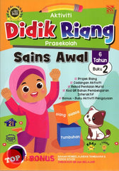 [TOPBOOKS Pelangi Kids] Aktiviti Didik Riang Prasekolah Sains Awal 6 Tahun Buku 2 (2024)