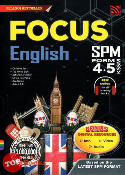 [TOPBOOKS Pelangi] Focus SPM English Form 4 5 KSSM (2023)
