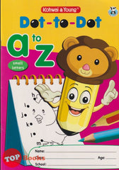 [TOPBOOKS Kohwai Kids] Preschool Activity Books Dot To Dot Small Letters a To z