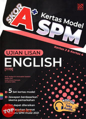 [TOPBOOKS Pelangi] Skor A+ Kertas Model SPM Ujian Lisan English (2023)