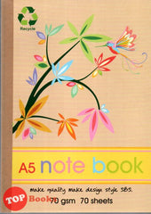 [TOPBOOKS SBS] Recycle A5 Notebook 70 gsm (70 sheets)