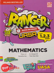 [TOPBOOKS Pelangi] Ranger Quick Revision UASA Mathematics Form 1 2 3 KSSM (2025)