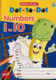 [TOPBOOKS Kohwai Kids] Preschool Activity Books Dot To Dot Numbers 1 To 10