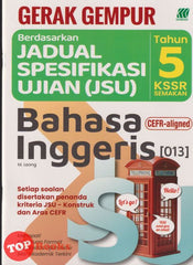 [TOPBOOKS Sasbadi] Gerak Gempur JSU Bahasa Inggeris CEFR Aligned Tahun 5 KSSR Semakan (2025)