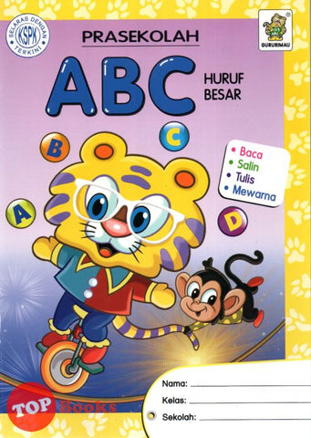 [TOPBOOKS Gururimau Kids] Prasekolah ABC Huruf Besar