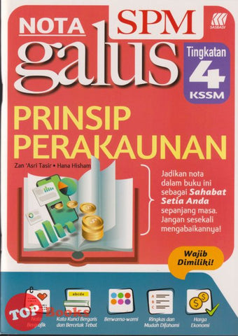 [TOPBOOKS Sasbadi] Nota Galus SPM Prinsip Perakaunan Tingkatan 4 KSSM (2024)