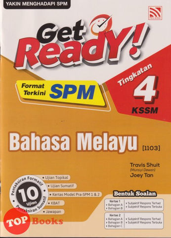 [TOPBOOKS Pelangi] Get Ready! SPM Bahasa Melayu Tingkatan 4 KSSM (2025)