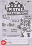 [TOPBOOKS Mines Kids] Modul Pintas Prasekolah English CEFR Age 6 Book 1 KSPK Semakan