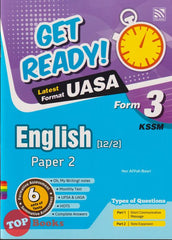 [TOPBOOKS Pelangi] Get Ready! UASA English Paper 2 Form 3 KSSM (2024)