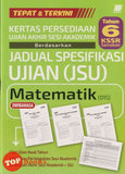 [TOPBOOKS Sasbadi] Kertas Persediaan UASA JSU Matematik Tahun 6 KSSR Semakan Dwibahasa (2025)