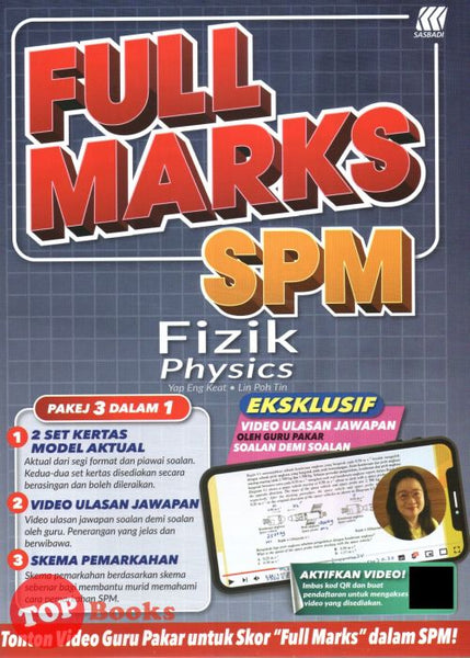 [TOPBOOKS Sasbadi] Full Marks SPM Fizik Dwibahasa (2024)