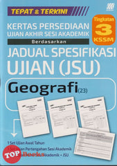 [TOPBOOKS Sasbadi] Kertas Persediaan UASA JSU Geografi Tingkatan 3 KSSM (2025)